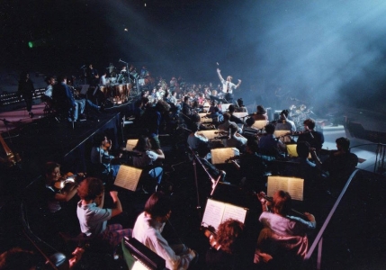 Orchestre Symphonique d'Europe en répétition à Bercy (collection Olivier Holt)