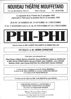 Affiche Phi Phi (Phi-Phi)